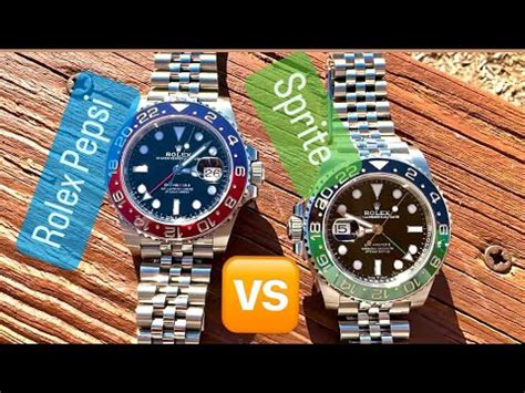 rolex pepsi vs sprite|rolex sprite discontinued.